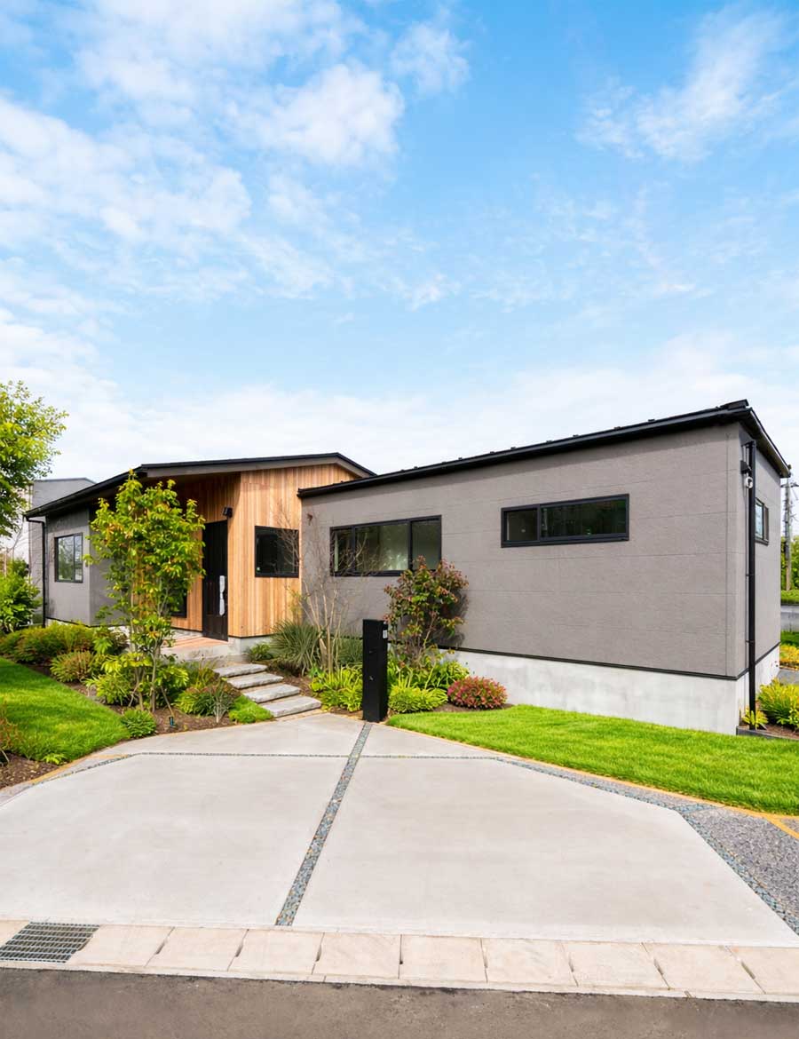 千葉市若葉区の新築平屋 モリニアル都賀 -深-