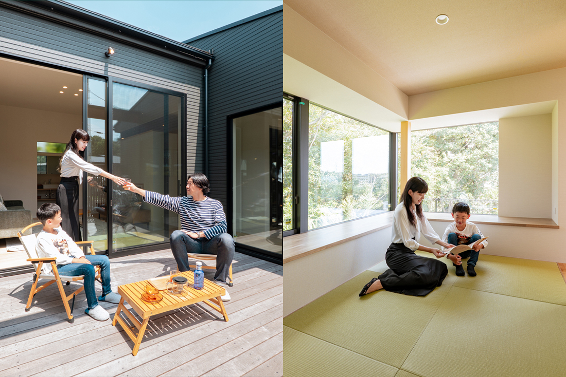 【モリニアル千葉小倉の丘】11月末までの来場者限定！クリスマスフェア開催中！平屋の新築で、2つのスタイルの平屋をご見学いただけます♪のイメージ