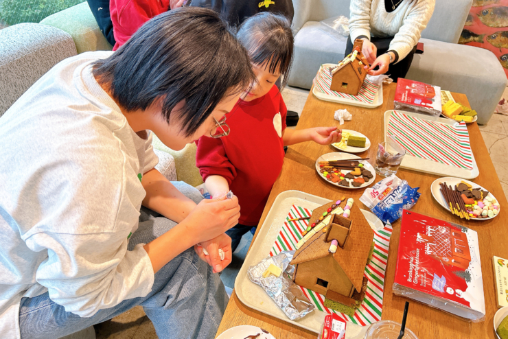 【オーナー様限定イベント】「お菓子の家づくり」をラウンジで開催しました！のイメージ