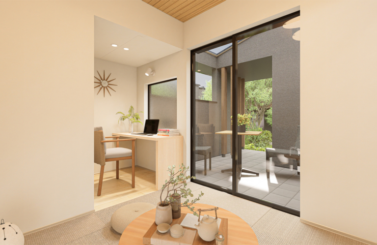 【モリニアル都賀-深-】心の「奥深く」から安らぎやゆとりのある暮らし、自然体で暮らすための平屋という選択。のイメージ