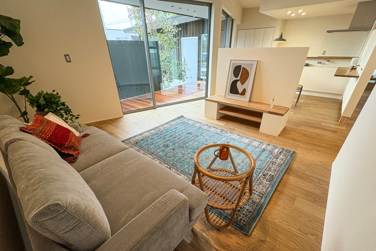 【デザイナーズ平屋｜SORA no MACHI】新たにお申込をいただきました。家具付きモデルハウス販売中！写真初公開♪のイメージ