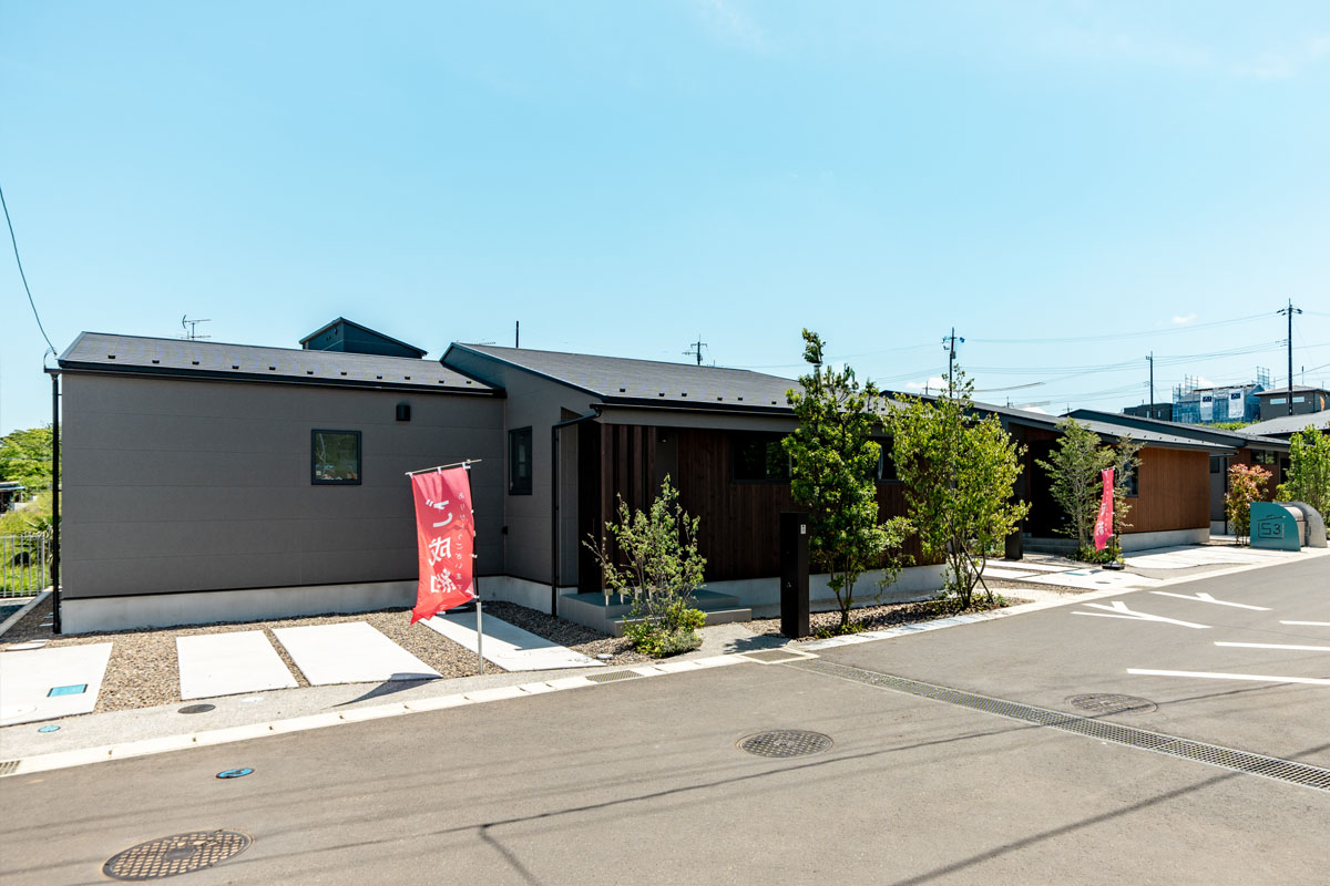 【駅徒歩9分｜平屋全127邸 オオソラモ土気】PLAN13ご成約になりました。「陽と暮らす」エリアにできたての新邸が完成♪のイメージ