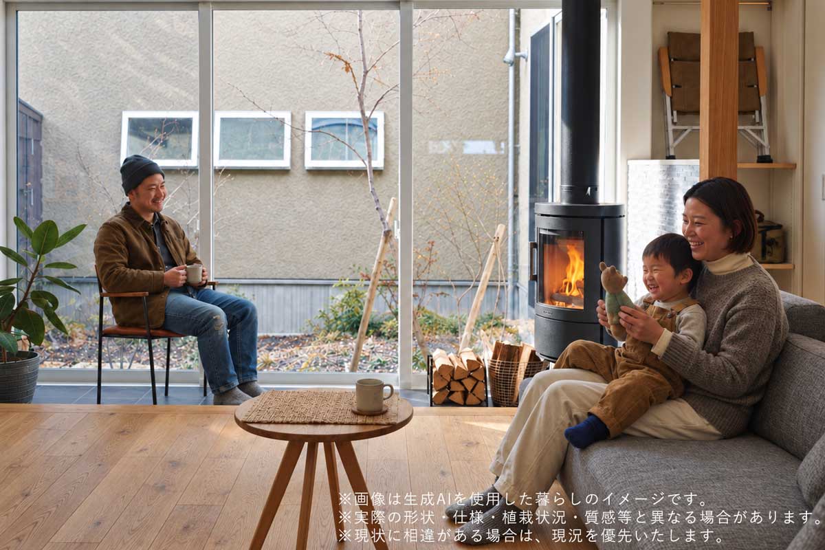 【オオソラモ土気Season2】新エリア公開｜火を囲み、日常をゆっくり味わう。「薪と暮らす」全5邸が誕生！のイメージ